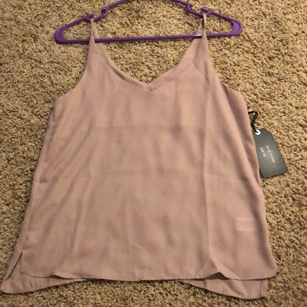 Sheer tank top